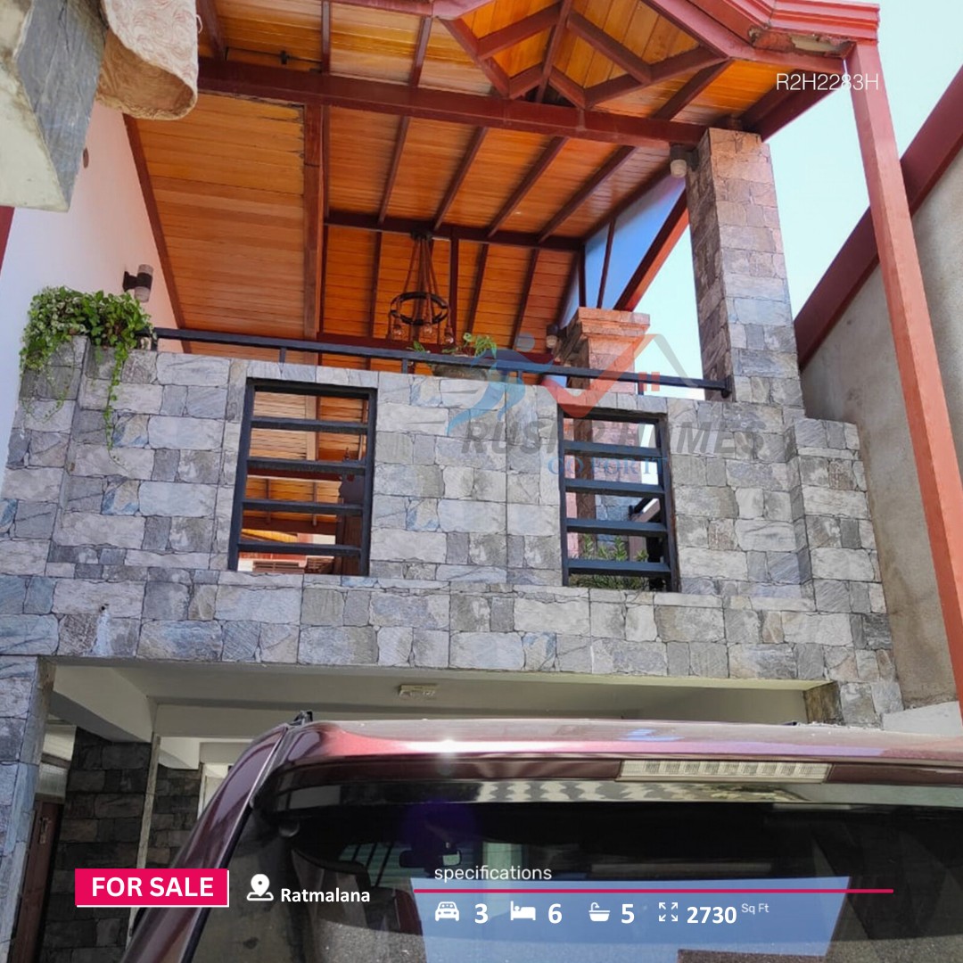 2-Storey House for Sale in Ratmalana