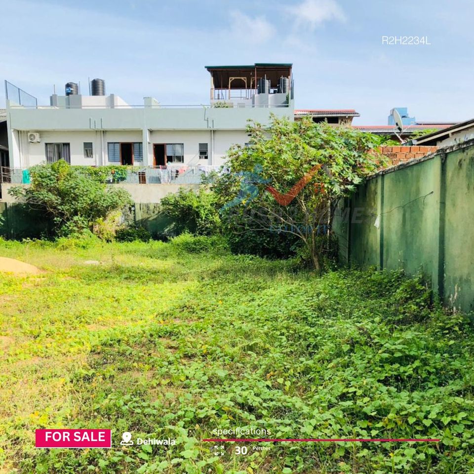 Prime Land for Sale in Dehiwela with Approved Building Plan