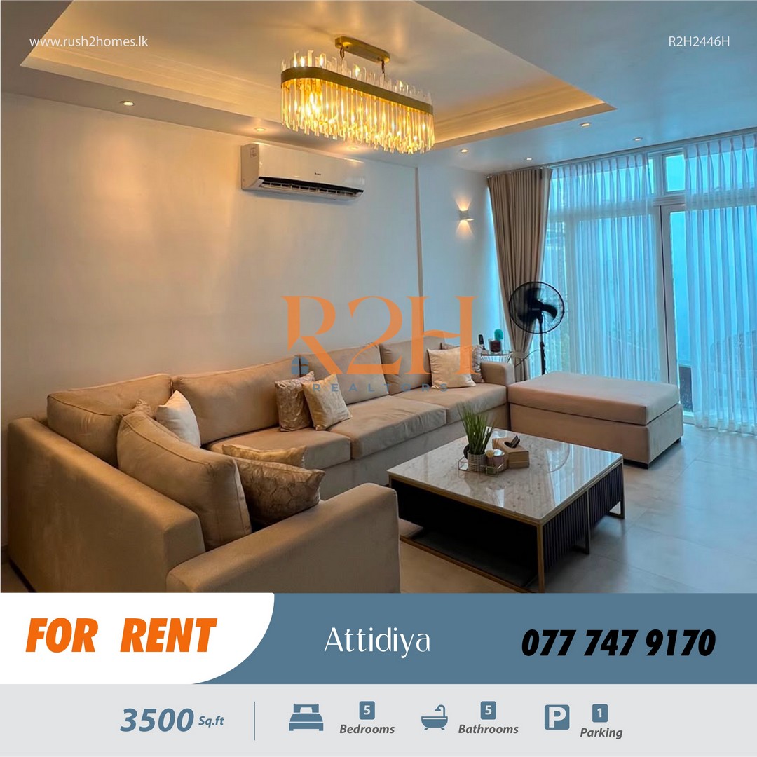 Luxury House For Rent In Attidiya