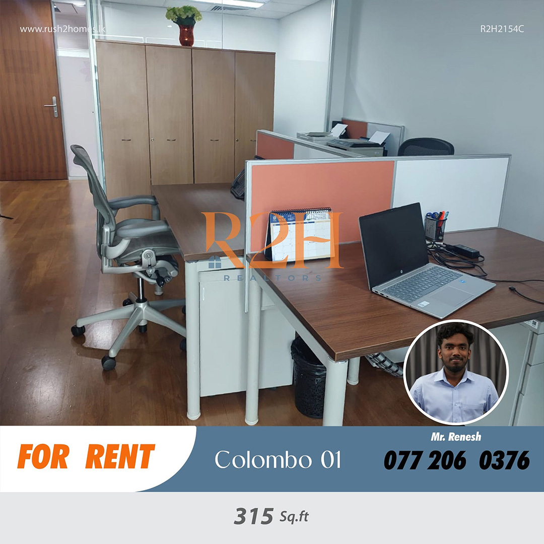 Fully Furnished Serviced Office Space for Rent in Colombo 01 