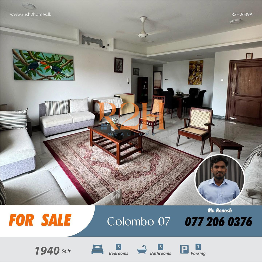 3 Bedroom Apartment for sale in Colombo 07